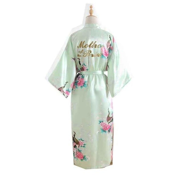 Silk Bridesmaid Bride Robe Maid Of Honor Robe Mother Of The Robes Women Satin Wedding Kimono Sexy Nightgown Dress Woman Bathrobe