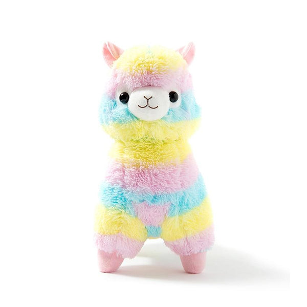 35/45cm Rainbow Alpaca Plush Toy Vicugna Pacos Japanese Soft Plush Alpacasso Sheep Llama Stuffed Toy Gifts for kids and Girls