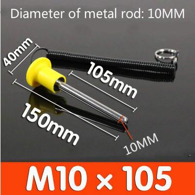 Fitness Equipment Accessories Belt Line Magnetic Bolt Counterweight Block Thumb Latch Pull Out Pin Strength Training Screw Bolt