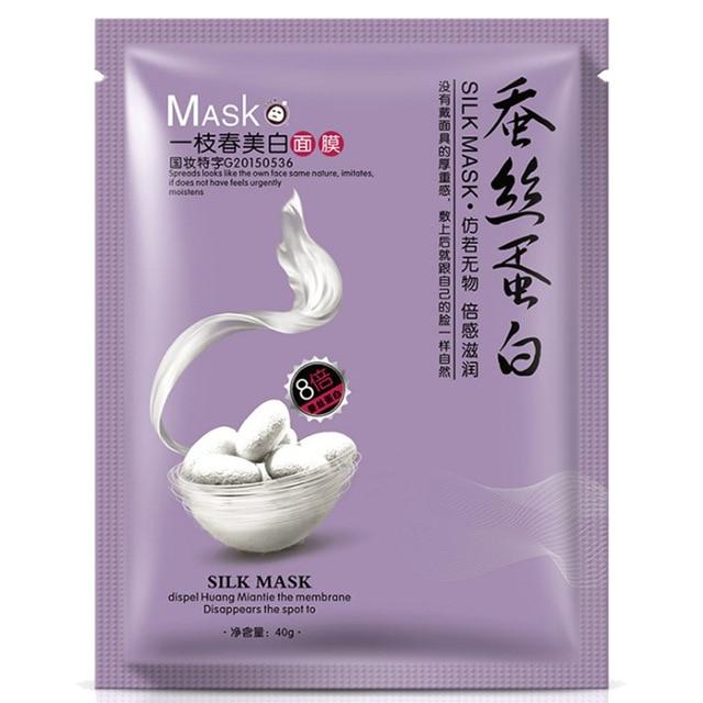 1pc Skin Care Plant Facial Mask Moisturizing Oil Control Blackhead Remover Wrapped Mask Face Mask Face Care TSLM2