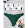 Bikinx Bandeau swimwear women push up swimsuit female Cactus Print micro bikini 2019 sexy bathing suit beach bathers Biquini new