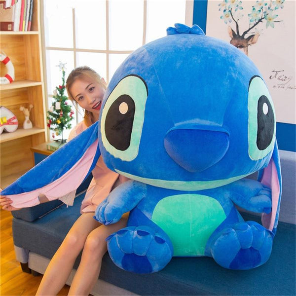 35-80cm Giant Cartoon Stitch Lilo & Stitch Plush Toy Doll Children Stuffed Toy For Baby Birthday Christmas Children Kid Gifts