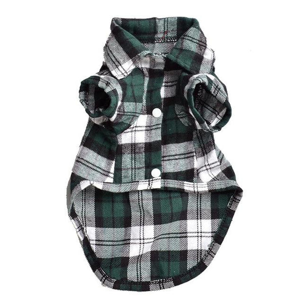 Plaid Cat Clothes Summer Fashion Cat Shirts Coat For Small Cats Shirt Clothing Puppy Kitten Outfits Pet Dog Clothes
