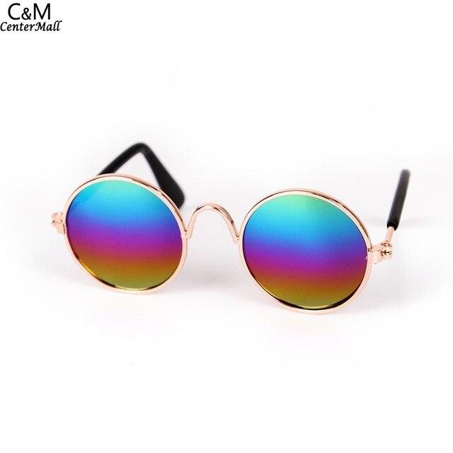 Cool Round Stylish Cat Outdoor Party etc Toy Dog Steel Cat Travel Dog Kitty Cute Sunglasses 3cm 0 1 Pet Stainless 51inch