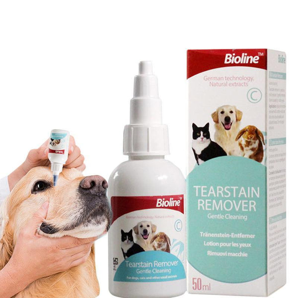 Eye Care Drops For Dogs And Cats Tear Eye Stain Remover Eliminate Eye Dirt Easily Anti-inflammatory Bactericidal For Pets Dog