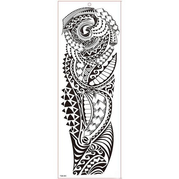 Large Arm Sleeve Tattoo Waterproof Temporary Tattoo Sticker Skull Angel Rose Lotus Men Full Flower Tatoo Body Art Tattoo Girl