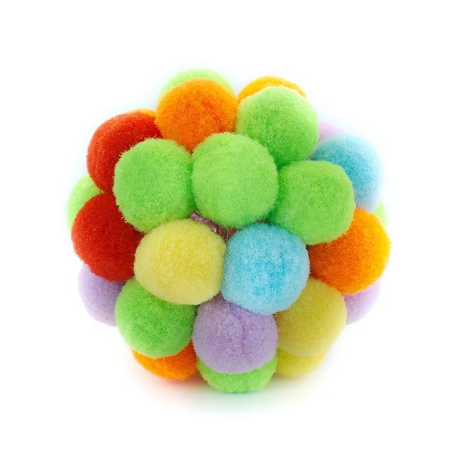 Cat Toys Interactive Funny Cat Scratcher Ball Toy Kitten Catnip Bell Toy for Cat Playing Cat Accessories katten speelgoed