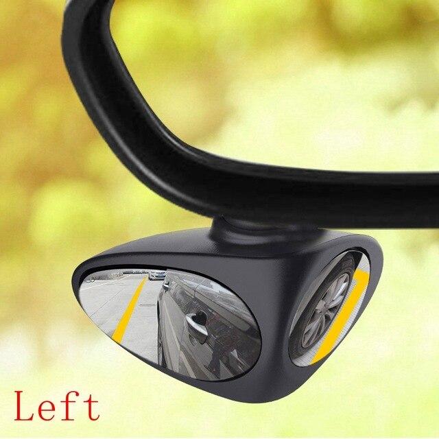 1 Piece Adjustable Dual Side Car Blind Spot Convex Mirror Automibile Exterior Rear View Parking Mirror Safety Accessories