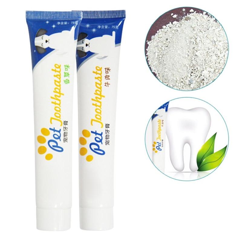 Pet Teeth Cleaning Supplies,Dog Healthy Edible Toothpaste for Oral Cleaning and Care 1 PCS