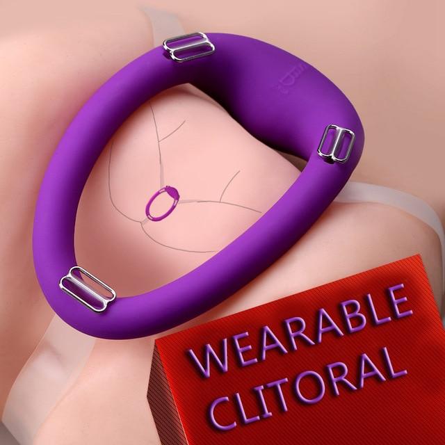 Portable Wearable 80*130mm Female Masturbation Butterfly dildo Vibrators For Women Vaginal Massage G Spot Stimulation Sex Toys