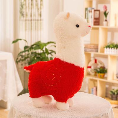 Lovely 28cm Cartoon Alpaca Plush Doll Toy Fabric Sheep Soft Stuffed Animal Plush Llama Yamma Birthday Gift for Baby Kid Children