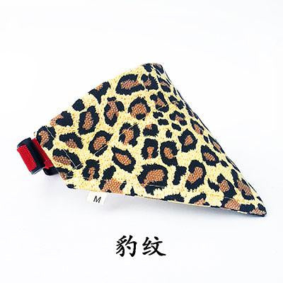 Pet Scarf Cat Dog Puppy Bandana Bibs Adjustable Canvas Scarfs Small Medium Large Dog Collar Drool Dribble Bibs Pet Accessories