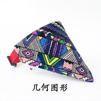 Pet Scarf Cat Dog Puppy Bandana Bibs Adjustable Canvas Scarfs Small Medium Large Dog Collar Drool Dribble Bibs Pet Accessories
