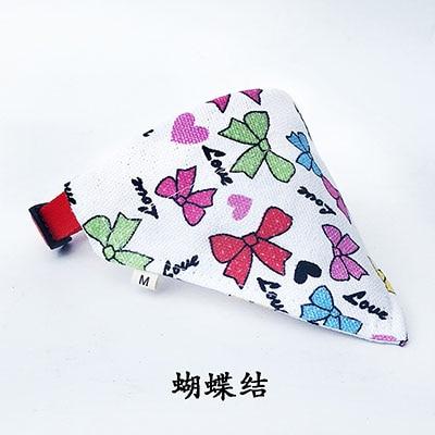 Pet Scarf Cat Dog Puppy Bandana Bibs Adjustable Canvas Scarfs Small Medium Large Dog Collar Drool Dribble Bibs Pet Accessories