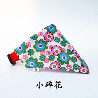 Pet Scarf Cat Dog Puppy Bandana Bibs Adjustable Canvas Scarfs Small Medium Large Dog Collar Drool Dribble Bibs Pet Accessories