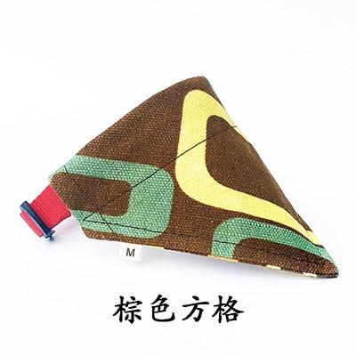 Pet Scarf Cat Dog Puppy Bandana Bibs Adjustable Canvas Scarfs Small Medium Large Dog Collar Drool Dribble Bibs Pet Accessories