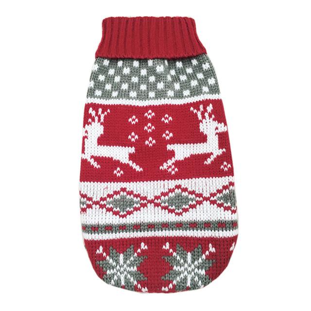 Pet Cat Reindeer Sweater Winter Warm Cat Clothes for Cats Kedi Outfit katten Clothing Products for Pets Animals Cat Costume Suit