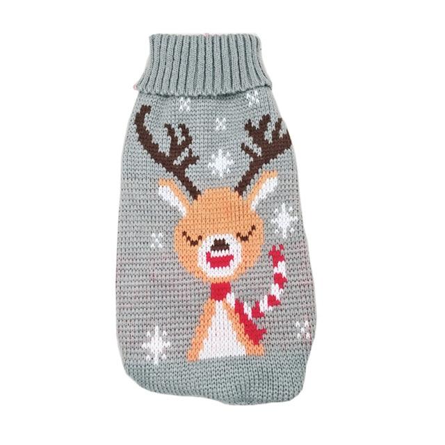 Pet Cat Reindeer Sweater Winter Warm Cat Clothes for Cats Kedi Outfit katten Clothing Products for Pets Animals Cat Costume Suit