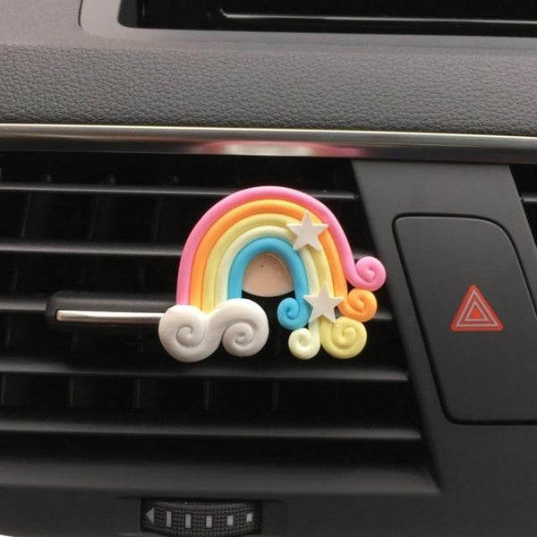 Car Air Freshener Cute Air Outlet Ornament for Lady/girl Auto Perfume Car Accessory Car-styling Solid Fragrance 9449 7801