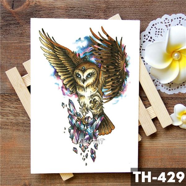 Unicorn Geometric Rose Fox Wolf Waterproof  Temporary Tattoo Sticker Swan Elk Animals Flash Tattoos Body Art Fake tatoo