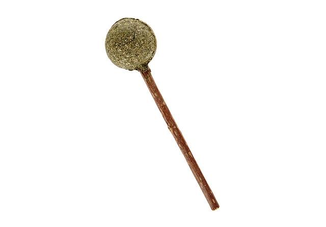 Pet Soft Cats Toys Catnip Chewing Teeth Cleaning Treats Lollipop Natural Catnip Lollipop Shape Funny Ball with Silvervine