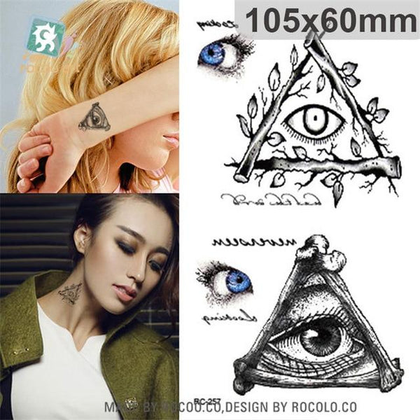 3D Butterfly Body Art Waterproof Temporary Tattoos For Men women Sexy Colours Small Sticker Wholesale RC2206