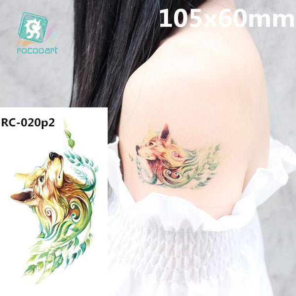 3D Butterfly Body Art Waterproof Temporary Tattoos For Men women Sexy Colours Small Sticker Wholesale RC2206