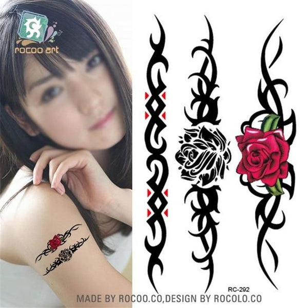 3D Butterfly Body Art Waterproof Temporary Tattoos For Men women Sexy Colours Small Sticker Wholesale RC2206