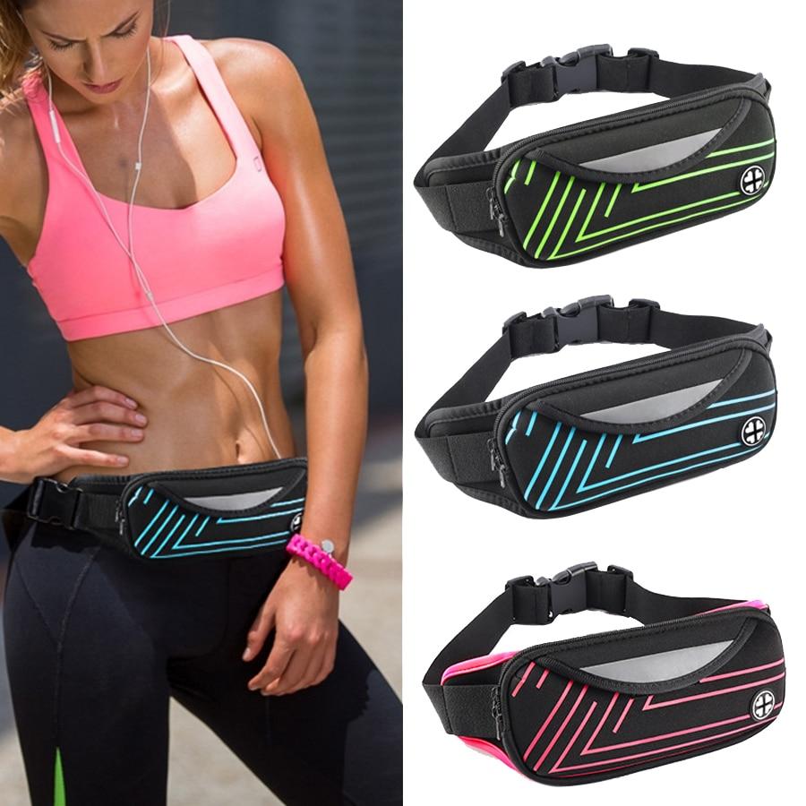 Running Belt Waist Bag Fanny Pack Running Sport Money Belt Moblie Phone Holder Pouch Hiking Jogging Bag Gym Fitness accessories
