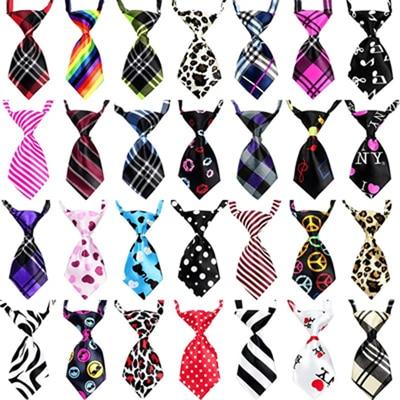 50/100 pcs/lot Mix Colors Pet Cat Dog Tie Puppy Grooming Products Adjustable Rabbit Dog Bow Tie Accessories Pet Bowtie Supplies