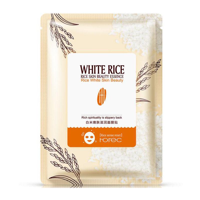 Hanchan Rice Skin Beauty Essence Facial Mask Whitening Nourishing Moisturizing Face Mask Oil Control Brighten Mask Skin Care