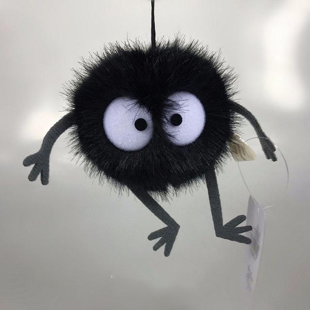 Plush Toys Spirited Away Totoro Small Pendant Plush Toy Black Carbon Coal Ball Dust Elf Doll