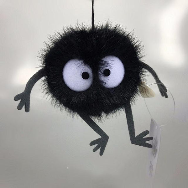 Plush Toys Spirited Away Totoro Small Pendant Plush Toy Black Carbon Coal Ball Dust Elf Doll