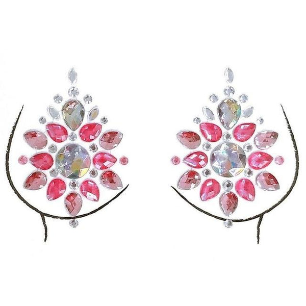 Resin Rhinestone Chest Glitter Sticker For Female Rhinestone Body Chest Tattoo Sticker Decoration Festival Party Ornaments