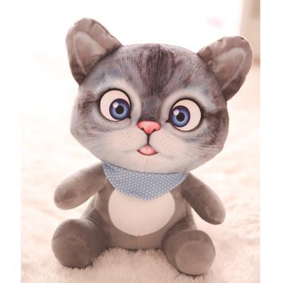Drop shipping 3D Printing Cute cat doll cat plush toy  plush doll girl sleeping pillow gift toys