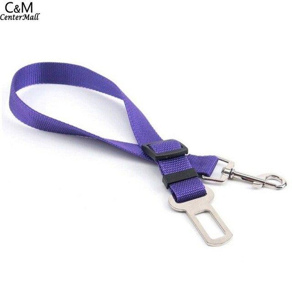 6 Colors Adjustable Vehicle Car Pet Dog Safety Seat Belt Pet Harness Restraint Lead Leash Clip Safety Supplies Accessories 2018