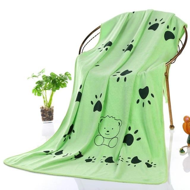 140*70cm Super-sized Microfiber Strong Absorbing Water Bath Pet Towel Dog Towels Golden Retriever Teddy General Hot Sale