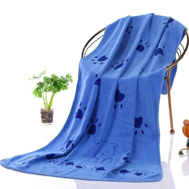 140*70cm Super-sized Microfiber Strong Absorbing Water Bath Pet Towel Dog Towels Golden Retriever Teddy General Hot Sale