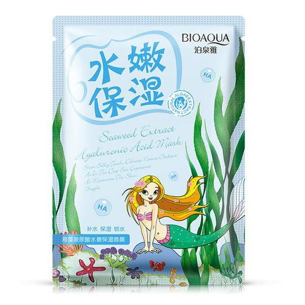 Bioaqua Plants Face Mask fruit Extracts Aloe pomegranate Facial Skin Care Moisturizing Firming Collagen Essence Facial Mask