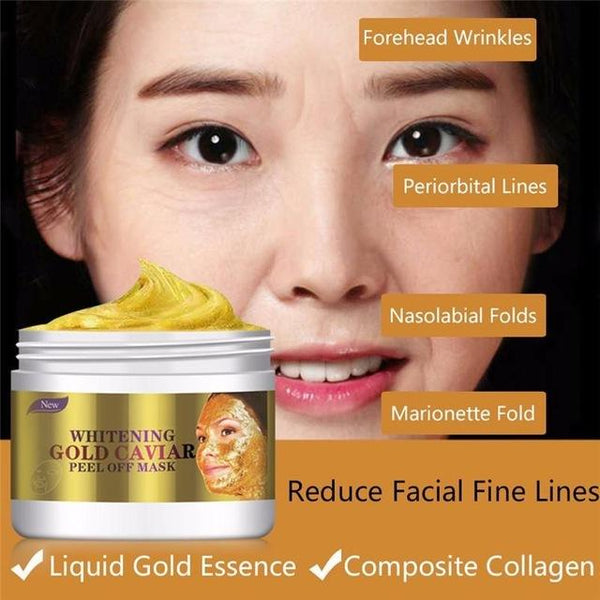 BIOAQUA Fashion Facial Face Mask 24K Gold Collagen Peel Off Facial Mask Face Skin Moisturizing Firming Anti Aging 150ML