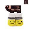 4PCS Warm Puppy Dog Shoes Soft Acrylic Pet Knits Socks Cute Cartoon Anti Slip Anti Skid Socks For Small Dogs Pet Products S/M/L