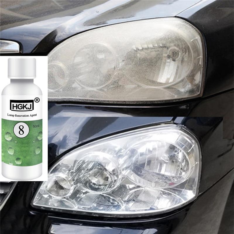 50ML Auto Cleaning Window Cleaner Car Accessories repair kit headlight agent bright white headlight repair lamp transformation