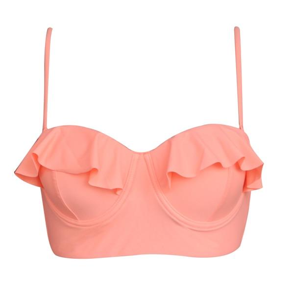 FORUDESIGNS Bikini Tops Push Up Padded Athlete Swimwear Sexy Tops Swimsuit Beachwear Bathing Two-Piece Separates Brazilian Women