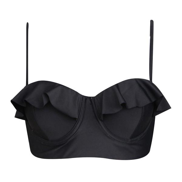 FORUDESIGNS Bikini Tops Push Up Padded Athlete Swimwear Sexy Tops Swimsuit Beachwear Bathing Two-Piece Separates Brazilian Women