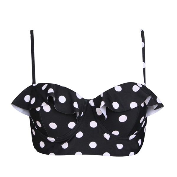 FORUDESIGNS Bikini Tops Push Up Padded Athlete Swimwear Sexy Tops Swimsuit Beachwear Bathing Two-Piece Separates Brazilian Women