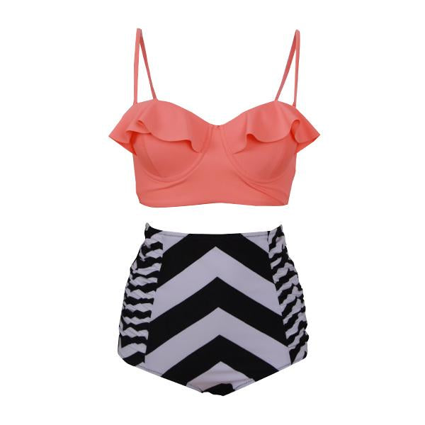 FORUDESIGNS Bikini Tops Push Up Padded Athlete Swimwear Sexy Tops Swimsuit Beachwear Bathing Two-Piece Separates Brazilian Women