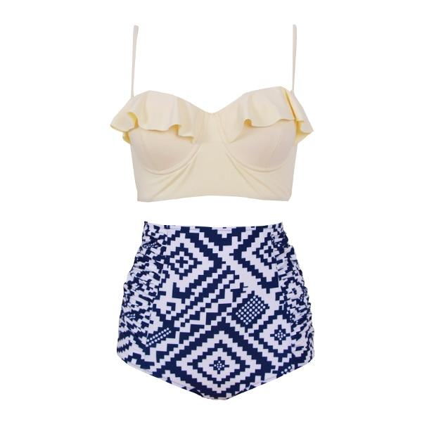 FORUDESIGNS Bikini Tops Push Up Padded Athlete Swimwear Sexy Tops Swimsuit Beachwear Bathing Two-Piece Separates Brazilian Women