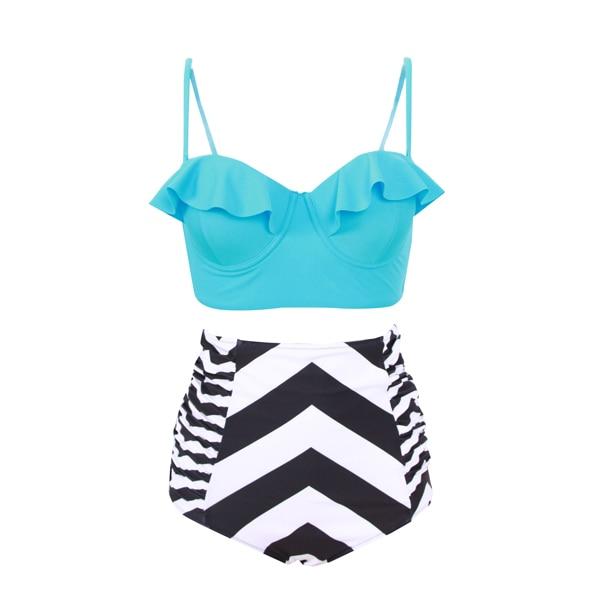 FORUDESIGNS Bikini Tops Push Up Padded Athlete Swimwear Sexy Tops Swimsuit Beachwear Bathing Two-Piece Separates Brazilian Women
