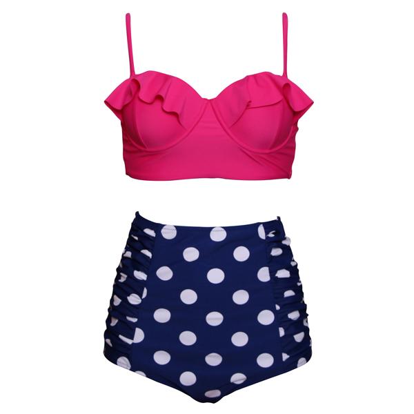 FORUDESIGNS Bikini Tops Push Up Padded Athlete Swimwear Sexy Tops Swimsuit Beachwear Bathing Two-Piece Separates Brazilian Women
