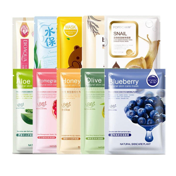 Rorec 1 Pcs Beauty Tender Skin Moisturizing Mask Gentle Nourish Black Head Acne Oil Control Whitening Shrink Pores Face Mask